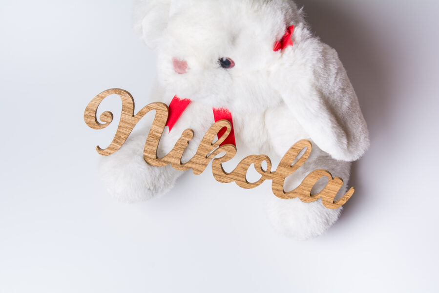 Cut out words decor