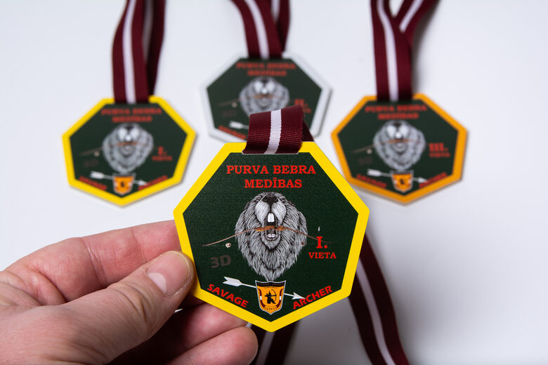 Acrylic medals with UV print – 1