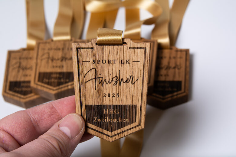 Wooden medals with print or laser engraving – 1